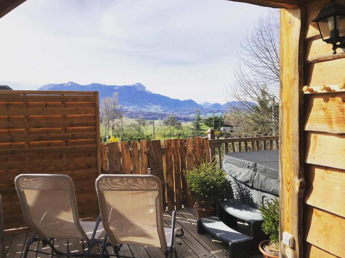 La Cabane A L'Oree Des Bornes Evires Bagian luar foto